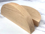 Bespoke Tailors Half Moon (Solid Oak)